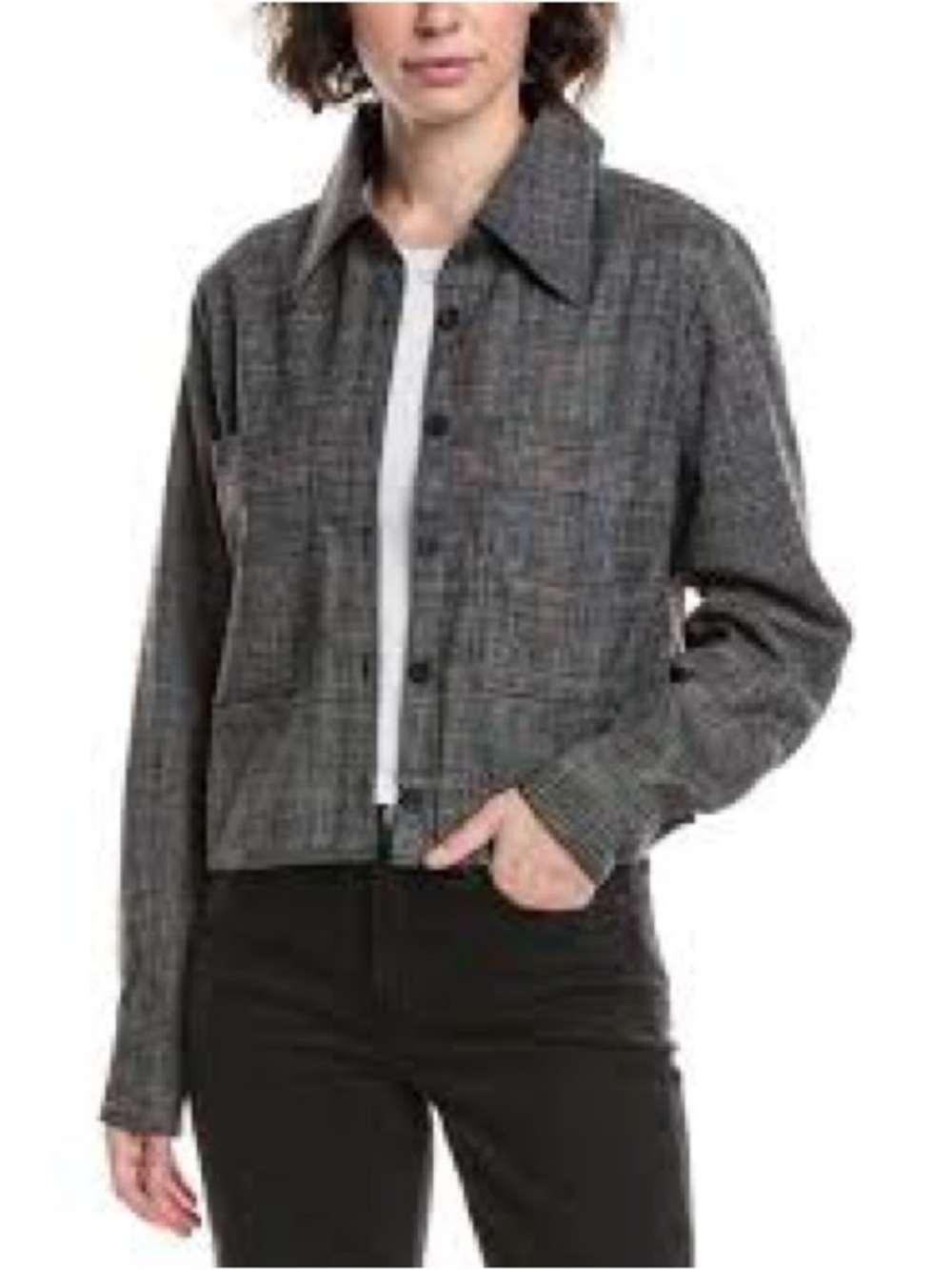 Cabi Blueprint Shacket (#4711) size Medium